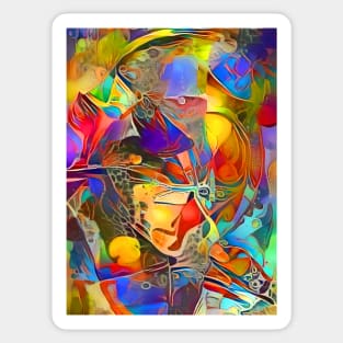 Vibrant Stained Glass Sticker